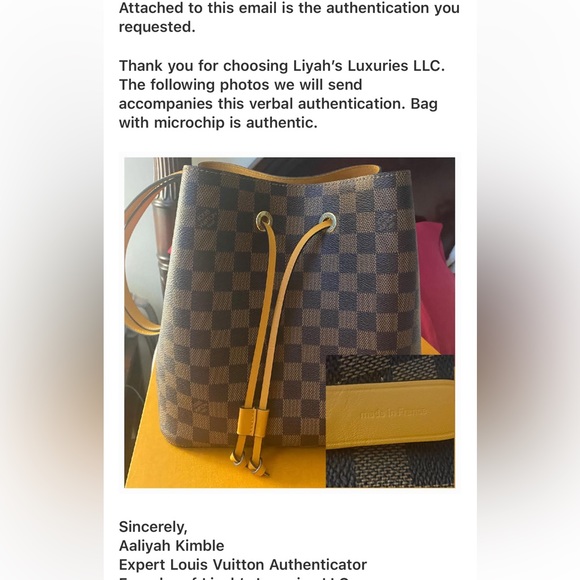 💛SOLD 💛LV NÈO NÈO MM DAMIER💛 - Picture 15 of 15